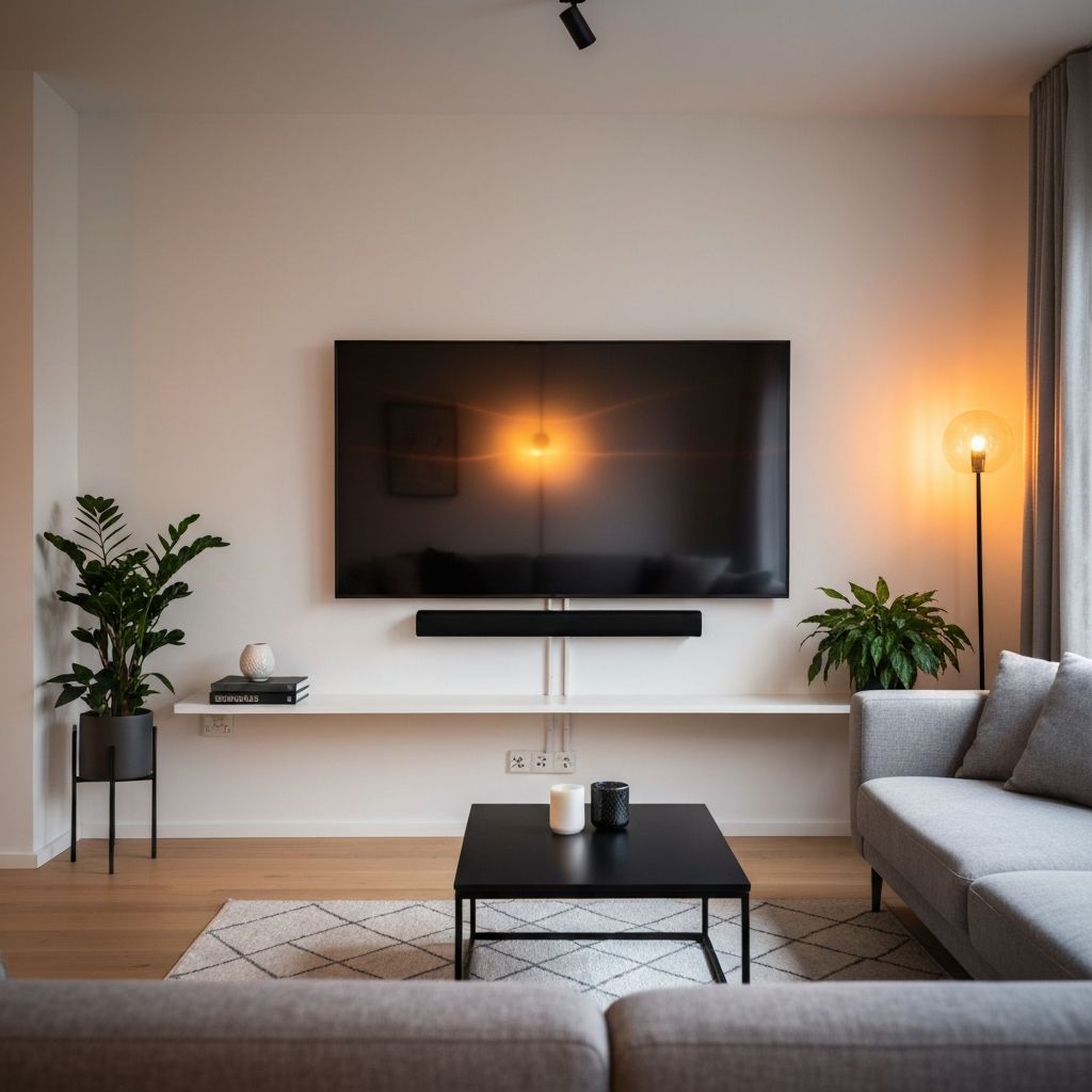 Professional TV wall mounting installation